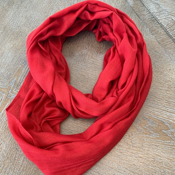 Red Infinity Scarf 71”x21” - Picture 1 of 4